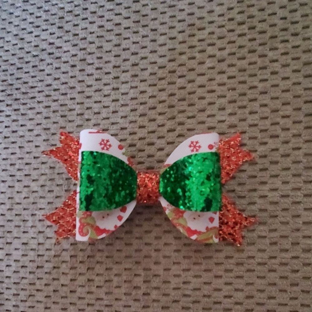 Santa Hair Bow